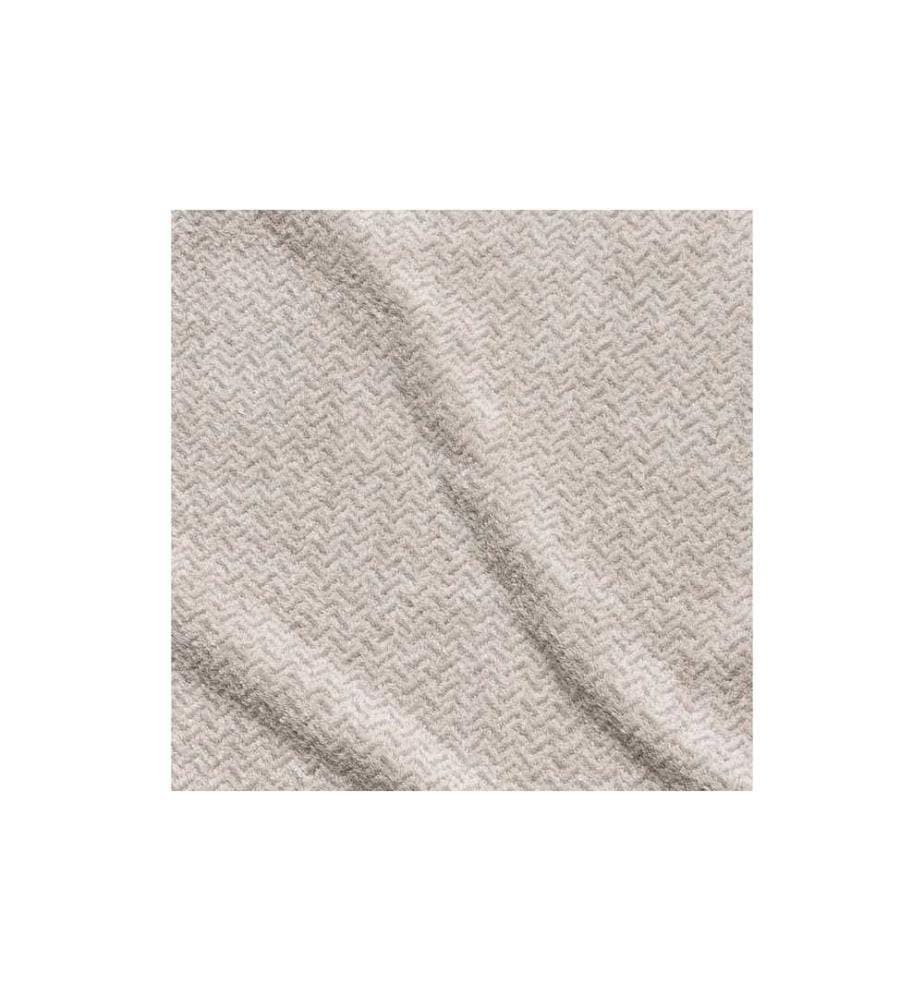 MÖVE - Serviette Brooklyn 50 x 100 cm, Beige/Blanc