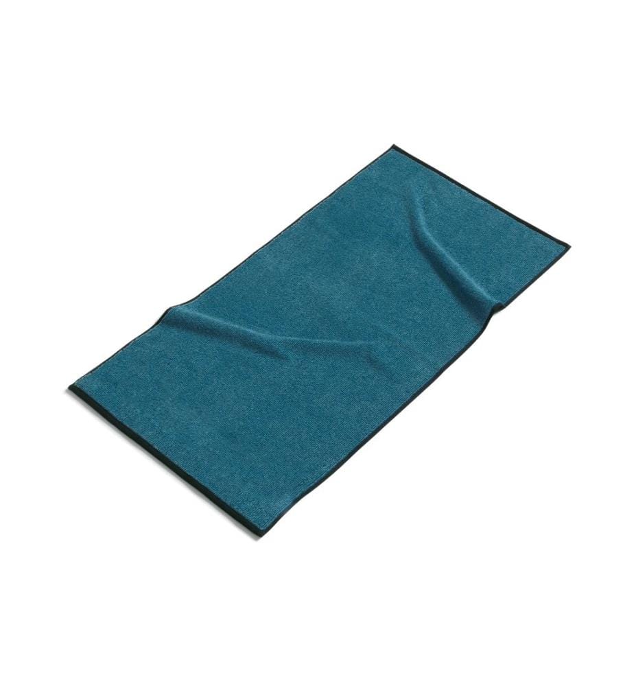 MÖVE - Duschtuch Tide Doubleface 67 x 140 cm, Dunkelblau/Türkis