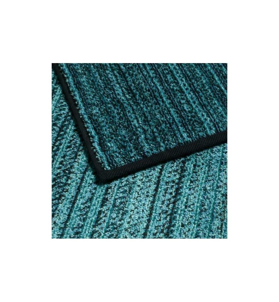 MÖVE - Duschtuch Tide Texture 67 x 140 cm, Dunkelblau/Türkis