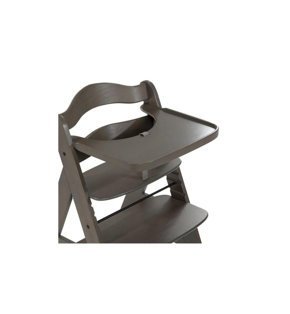 HAUCK - Tablette pour manger pour Alpha Wooden Tray Charcoal