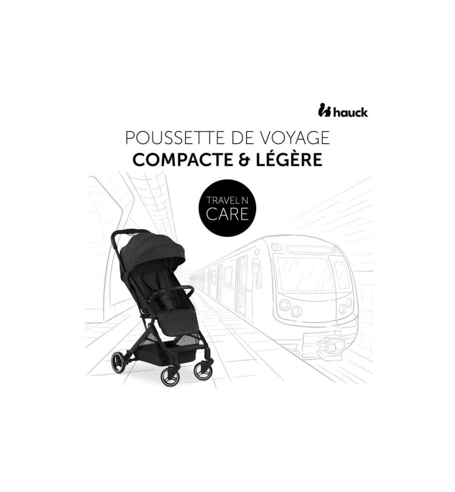 HAUCK - Buggy Travel N Care Schwarz