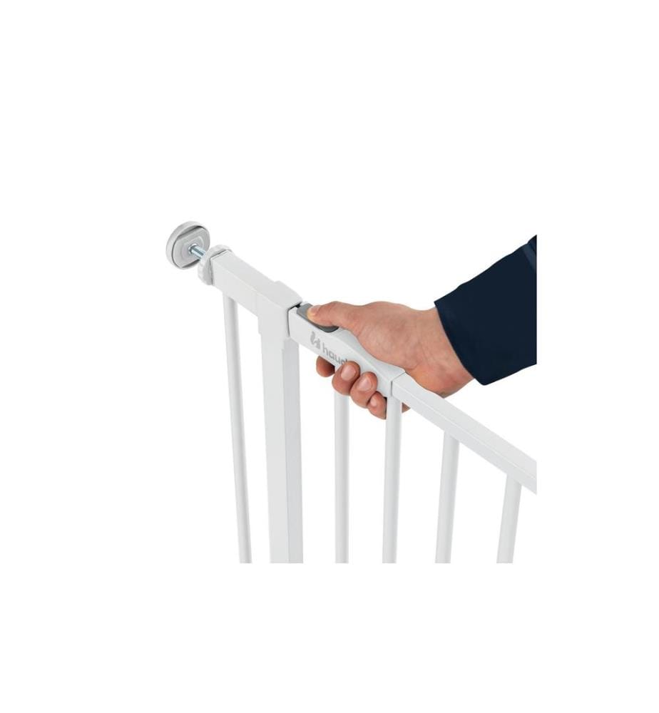 HAUCK - Barrière de sécurité Clear Step 2 +21 cm Blanc