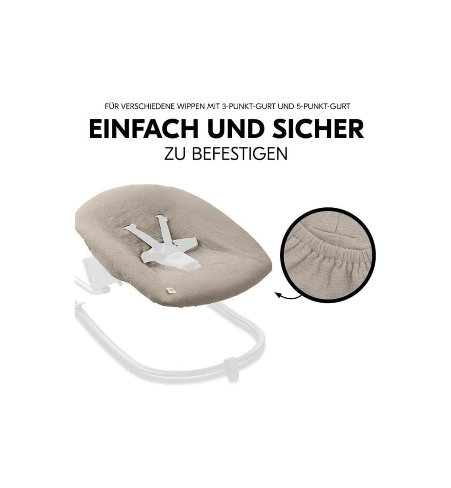 HAUCK - Accessoires pour chaise en bois Housse de bouncer Beige