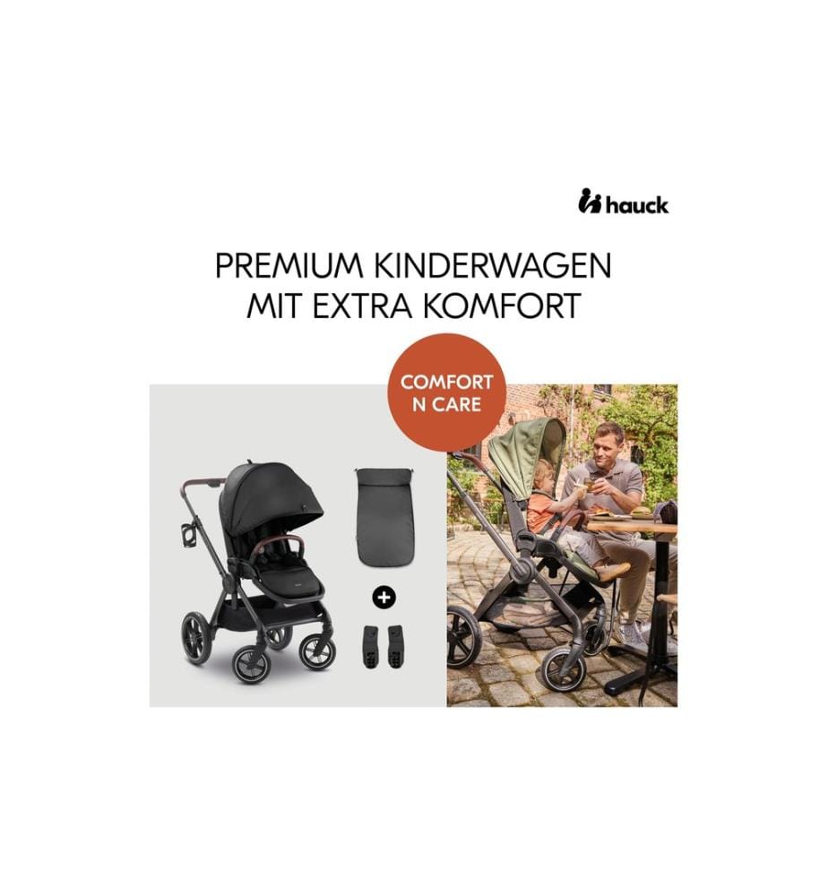 HAUCK - Buggy Comfort N Care Noir