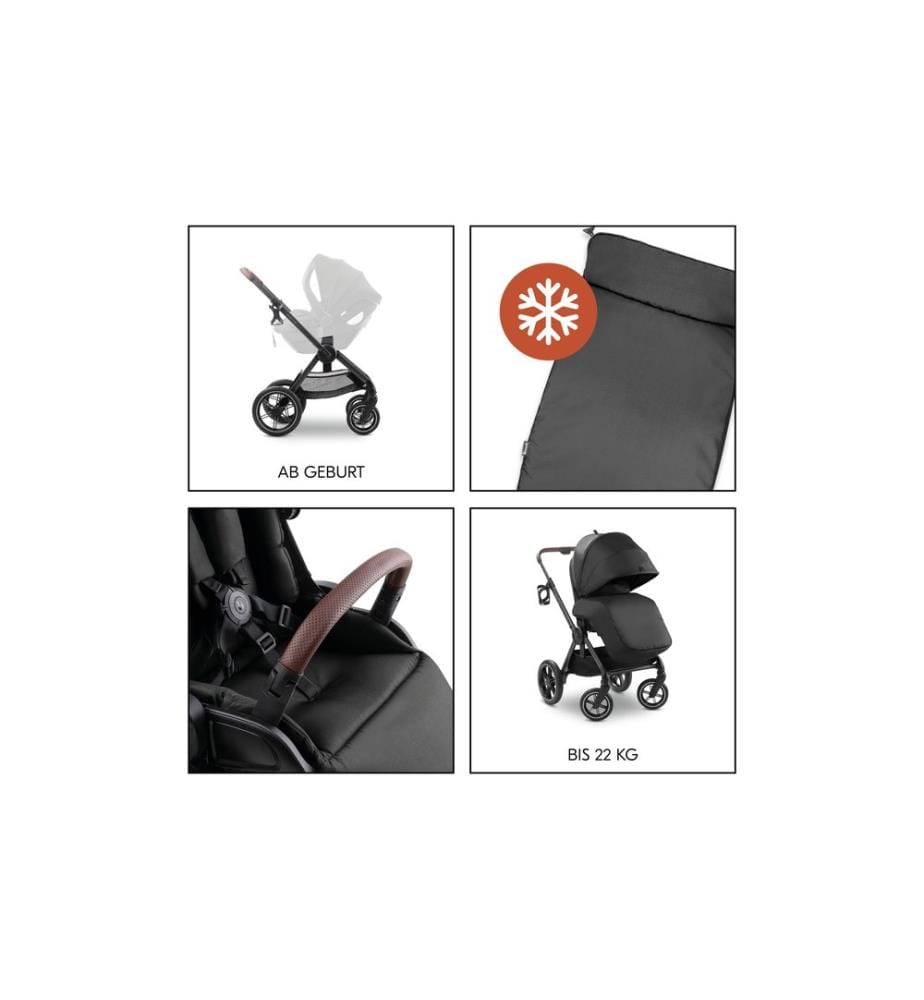HAUCK - Buggy Comfort N Care Noir