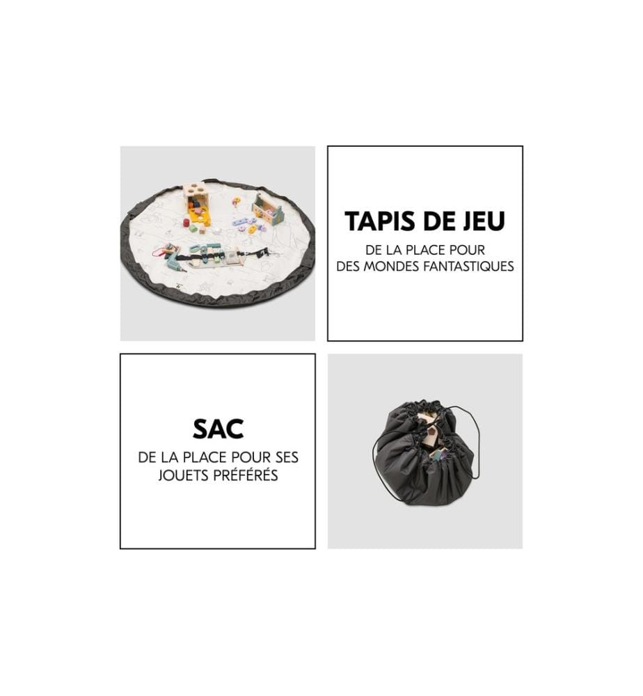 HAUCK - 2 in 1 Spielmatte Play N Tidy Dark-Grey