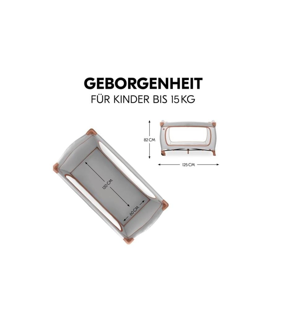 Hauck Lit de voyage Sleep N Play Go Plus Dusty-cork