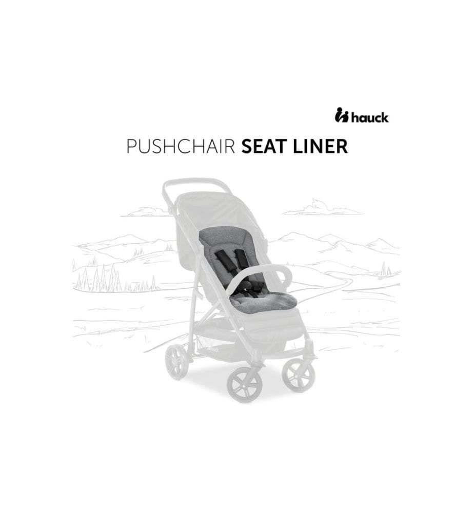 Chancelière Hauck Pushchair Seat Liner Flowers Rose