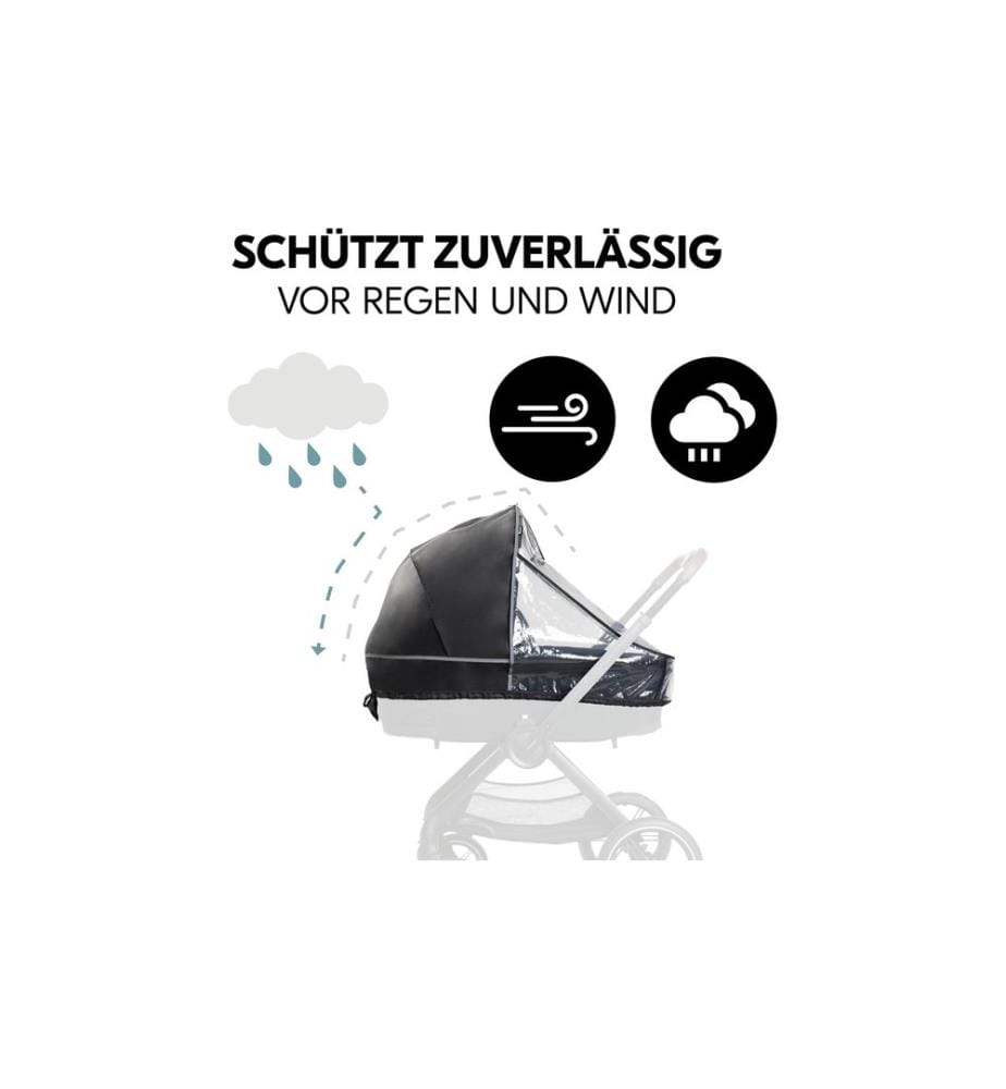 Housse de pluie pour nacelle Hauck Raincover Noir