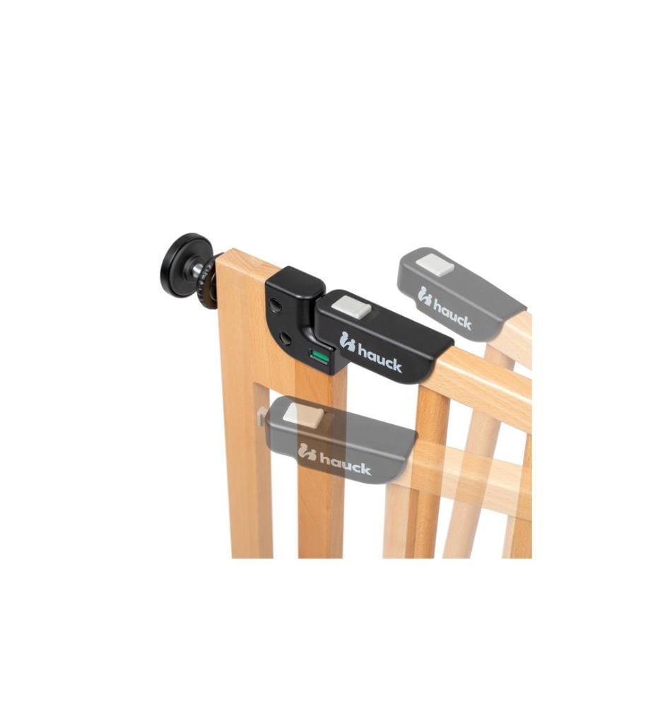 Hauck Barrière de sécurité Clear Step Easyclose Eco 75 cm - 110 cm