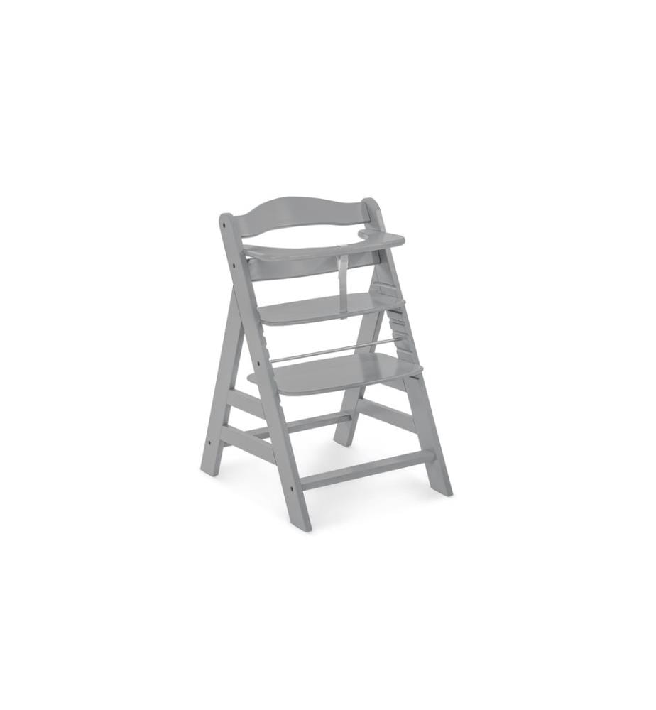 Chaise haute Hauck Alpha+ grise