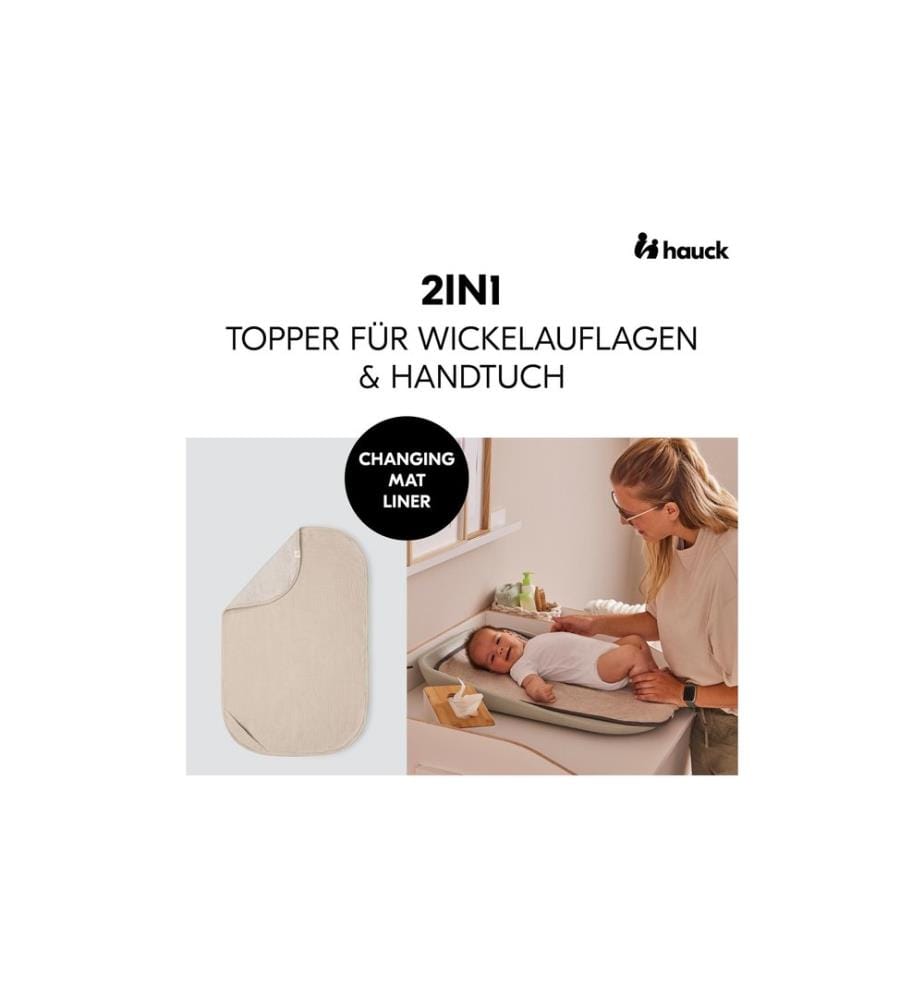 Hauck Housse de matelas à langer Changing Mat Liner Beige