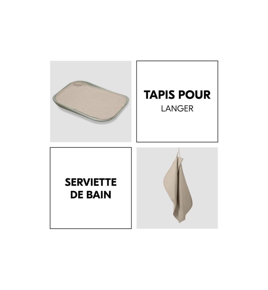 Hauck Housse de matelas à langer Changing Mat Liner Beige