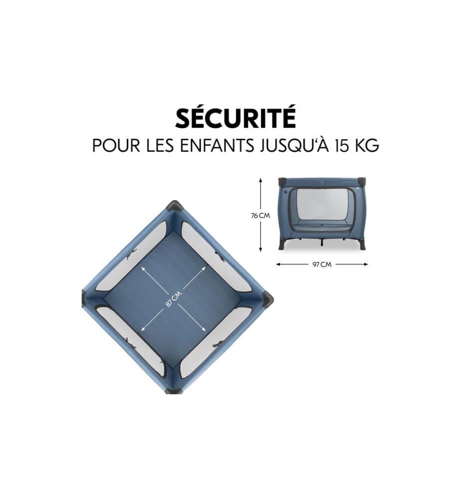Hauck lit de voyage Sleep N Play dark blue