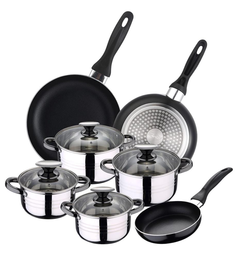 Set of 8 Utensils & 3 Pans