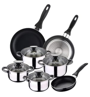 Set of 8 Utensils & 3 Pans