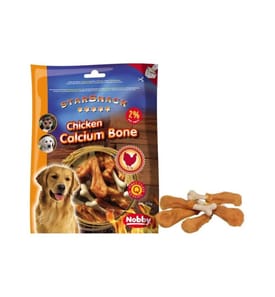 NOBBY - Friandise StarSnack Barbecue Chicken Calcium Bone, 375 g