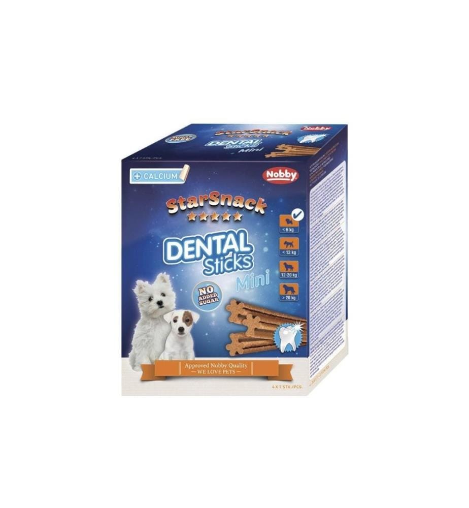 NOBBY - Kausnack StarSnack Dental Sticks mini, 28 Stück, 252 g