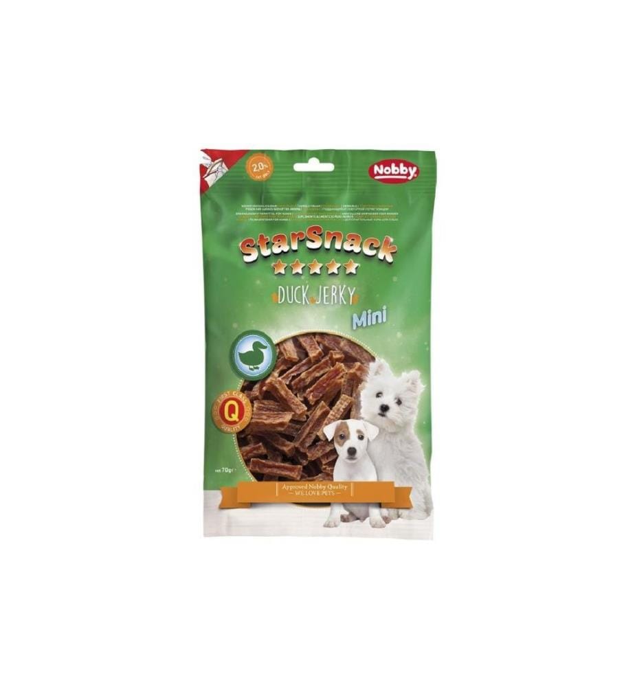 NOBBY - Leckerli StarSnack Mini Duck Jerky, 70 g