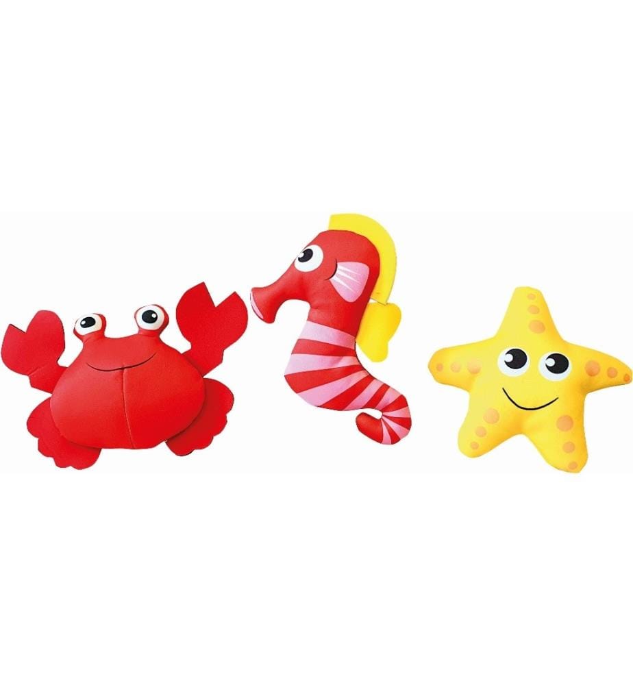 NOBBY - Schwimmspielzeug Floating Seepferdchen, 19 cm, Rot