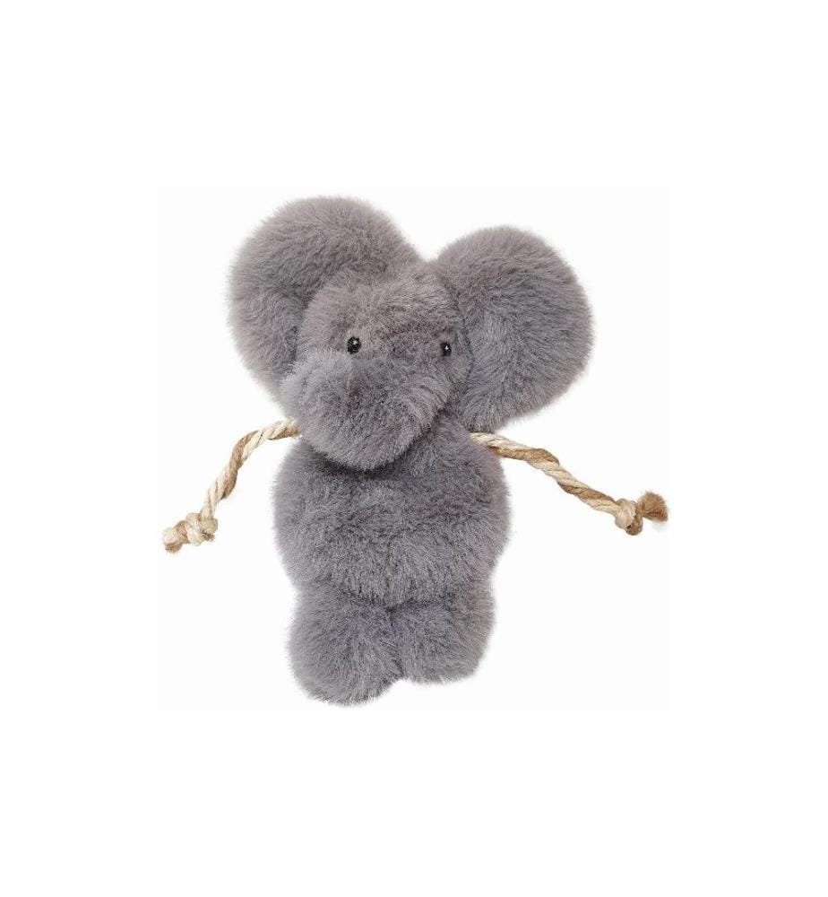 NOBBY - Katzen-Spielzeug Elefant, 20 cm, Grau