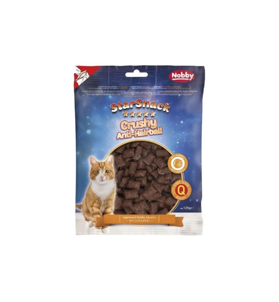 NOBBY - Collation pour chat StarSnack Crushy Anti-Hairball, 125 g