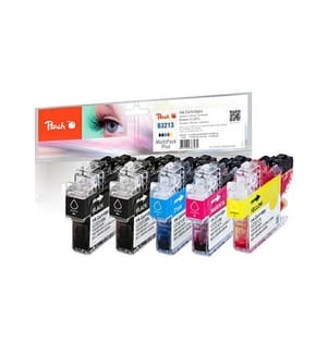 PEACH - Tinte Brother LC-3213 C, M, Y, 2x BK