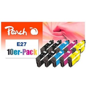 PEACH - Tinte Epson Nr. 27 4x BK, je 2x C,M,Y