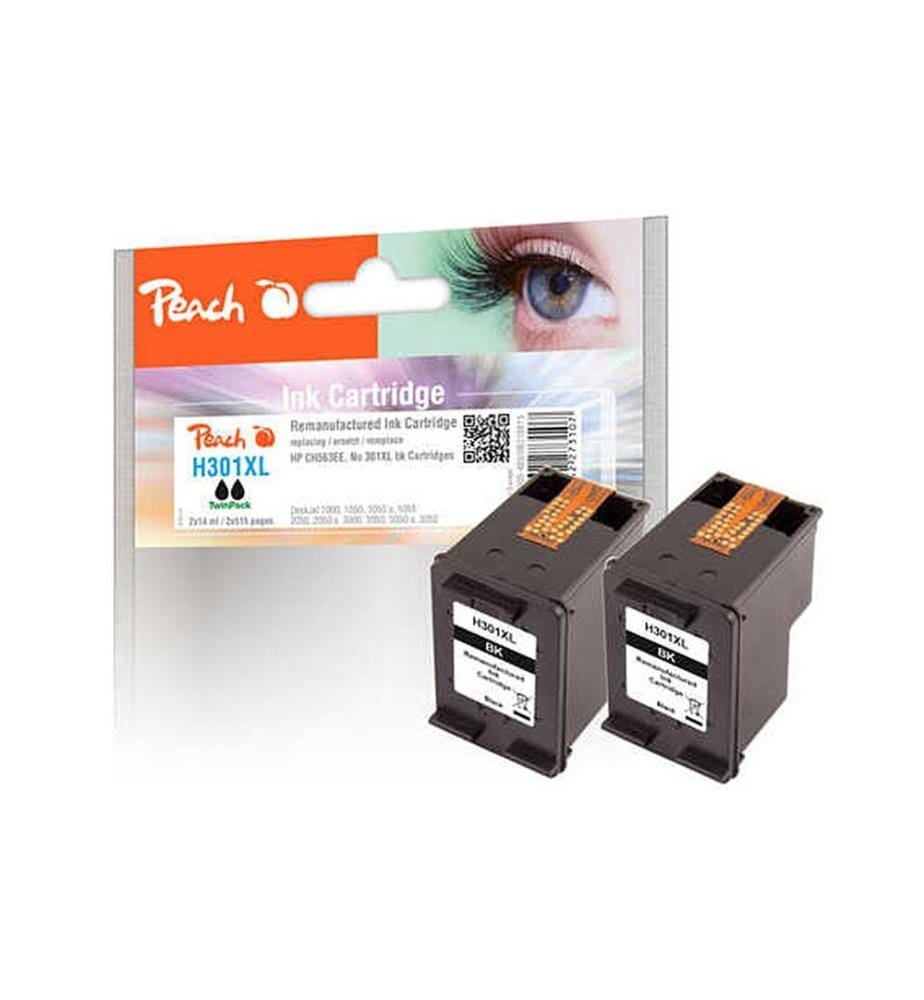 PEACH - Tinte HP Nr. 301XL (CH563EE) 2x Black