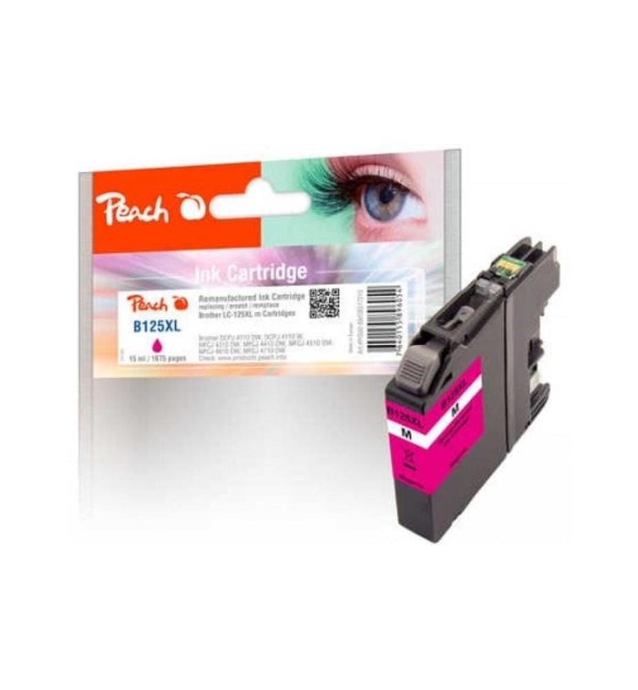 PEACH - Tinte Brother LC-125/7 XL BK, C, M, Y