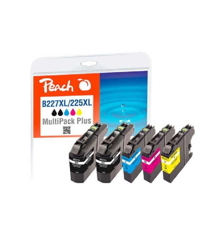 PEACH - Tinte Brother LC-225XL/227XL 2x BK, C, M, Y