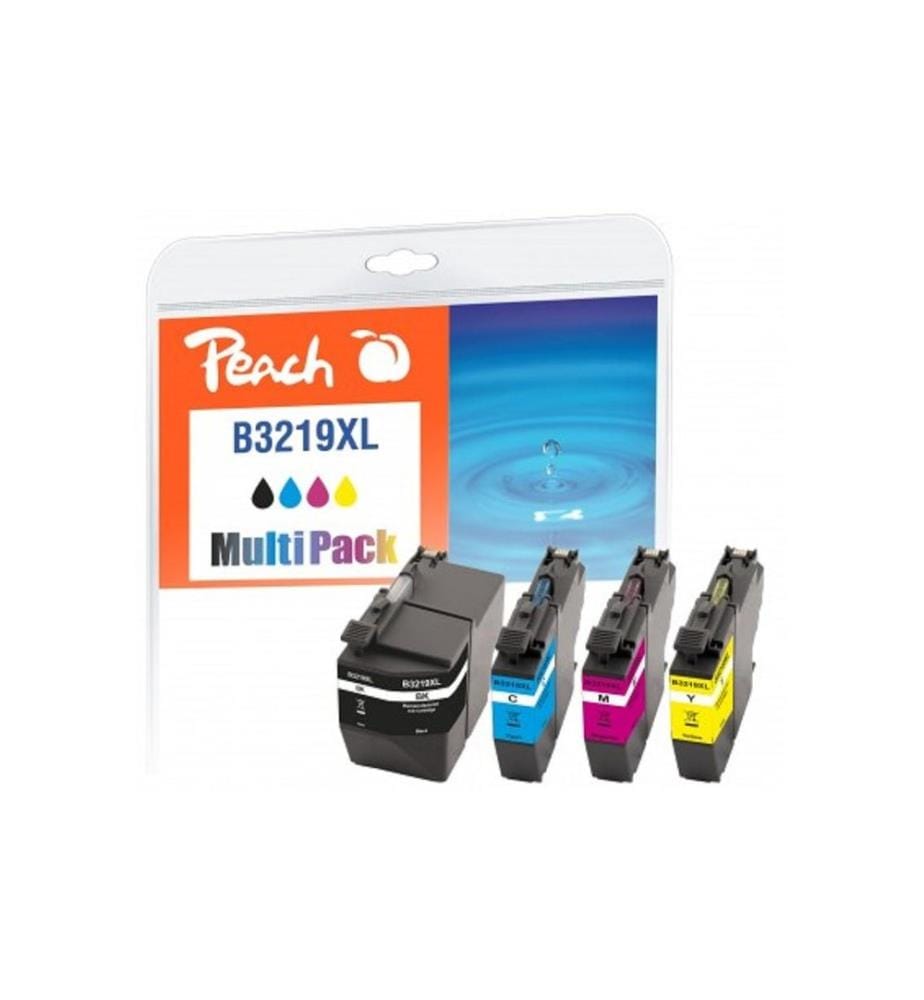 PEACH - Tinte Brother LC-3219XL BK, C, M, Y