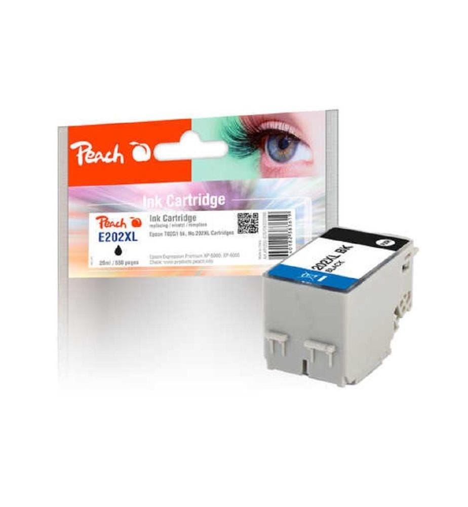 PEACH - Tinte Epson No 202XL (T02G1) Black