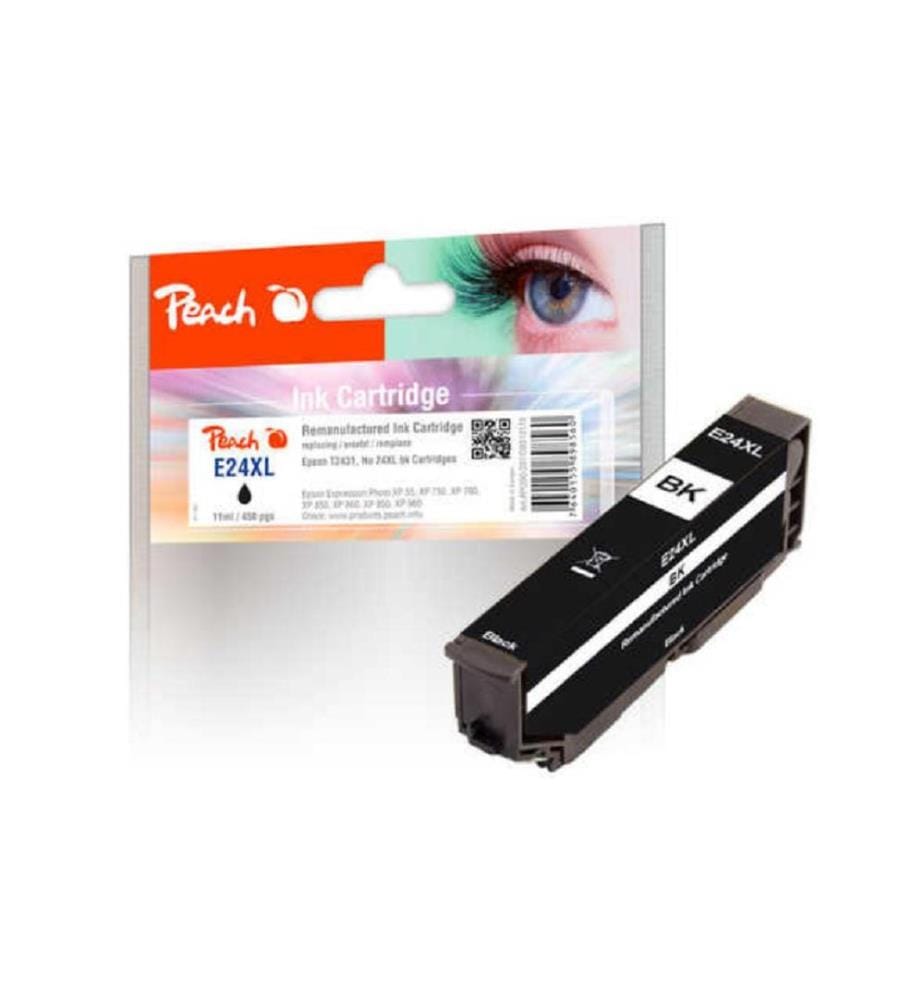 PEACH - Tinte Epson T2431, No 24XL Black
