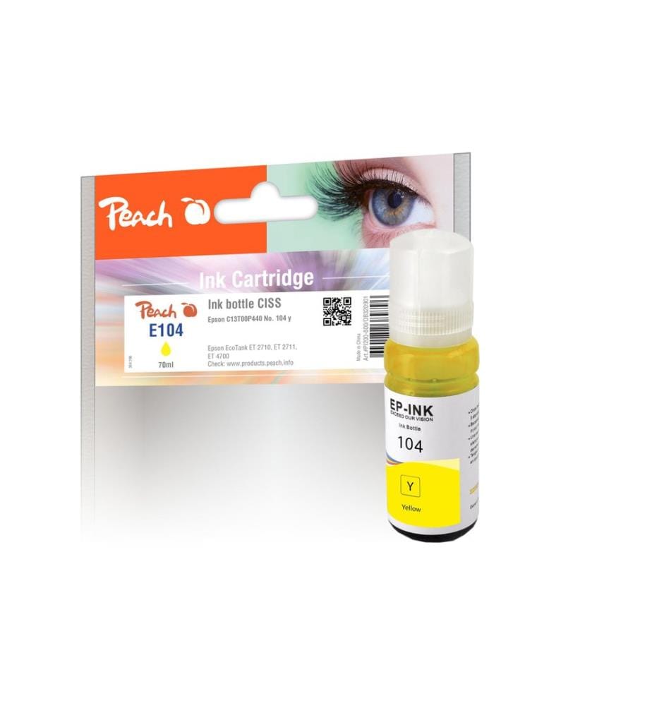 PEACH - Tinte Epson 104 (C13T00P440) Yellow