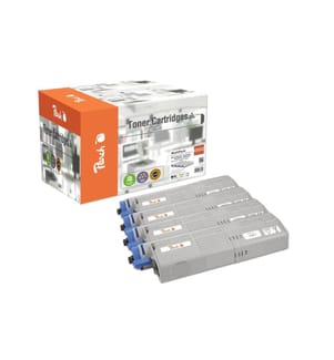 PEACH - Toner OKI 46490401-4 BK, C, M, Y