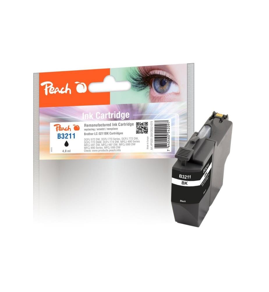PEACH - Tinte Brother LC-3211 Black