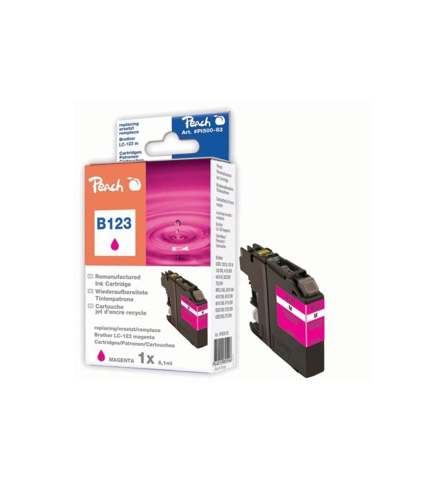 PEACH - Tinte Brother LC-123 Magenta