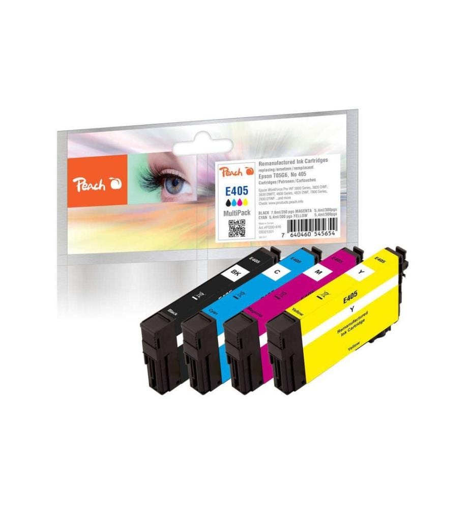 PEACH - Tintenset Epson Nr. 405 MultiPack C/M/B/Y