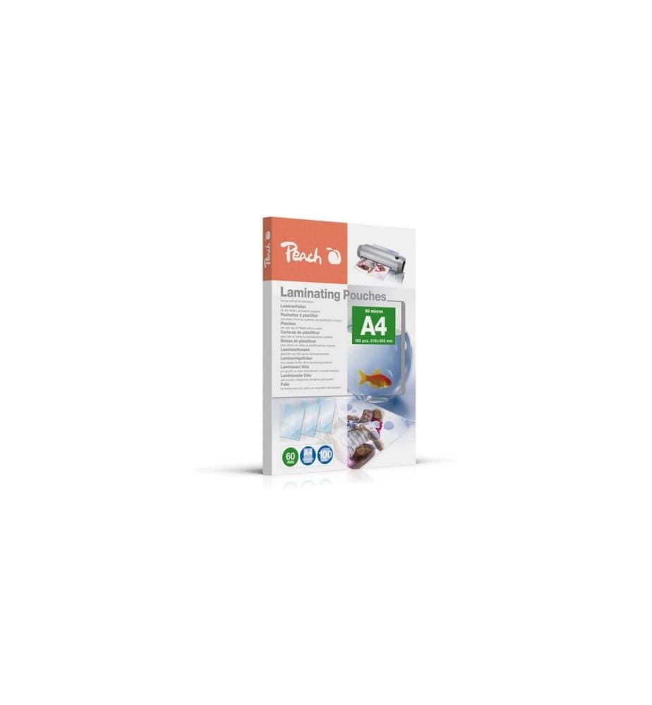 PEACH - Laminierfolie PP560-02 A4, 60 µm, 100 Stück, Glänzend