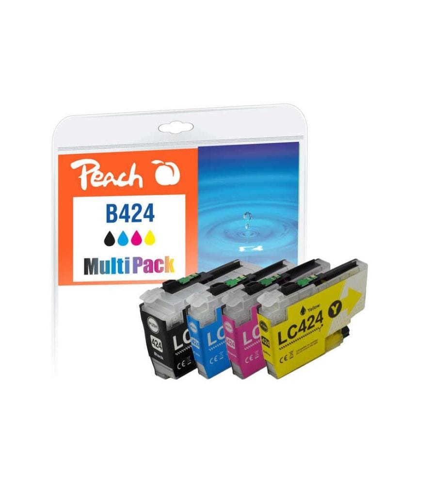 PEACH - Tinte Brother LC-424 Multipack C/M/Y/BK