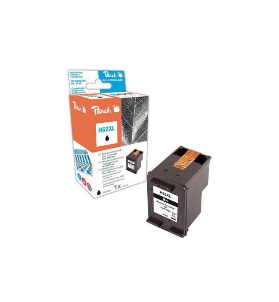 PEACH - Tinte HP Nr. 62XL (C2P05E) Black