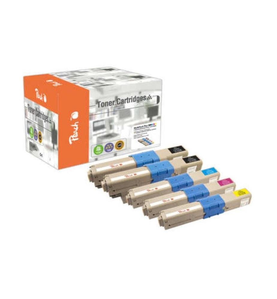 PEACH - Tonerset OKI 44469704-6 / 44469803 2x BK, 1x C, M, Y