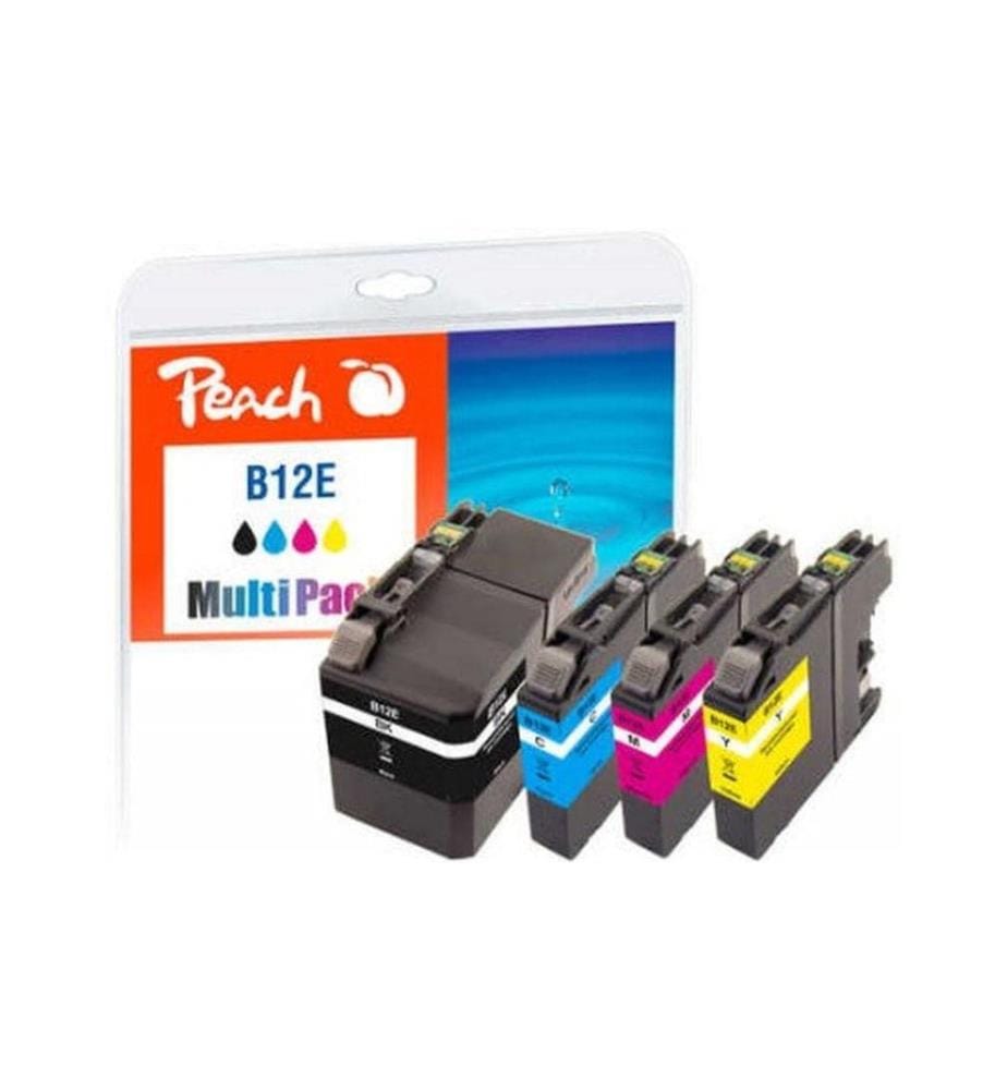 PEACH - Tintenset Brother LC-12E