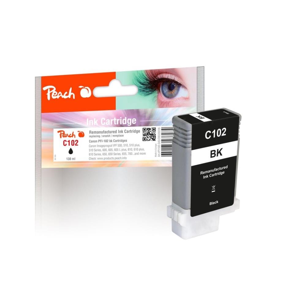 PEACH - Tinte Canon PFI-102 Black