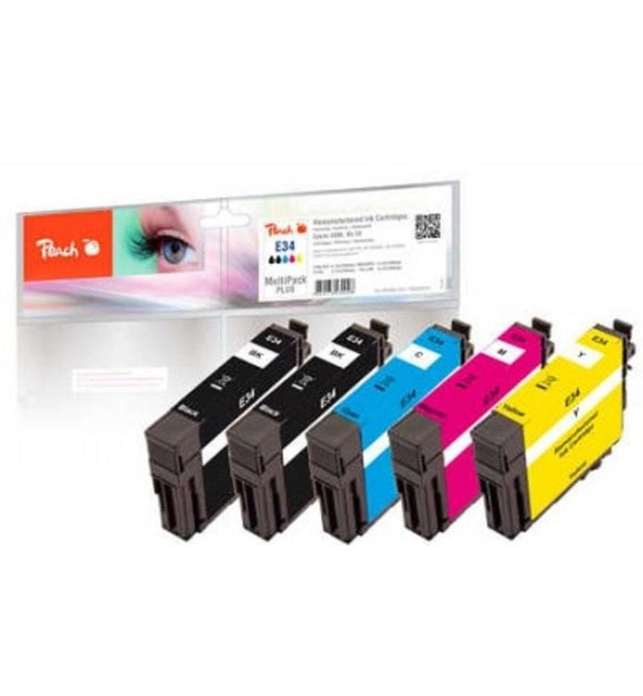 PEACH - Tinte Epson No 34 2x BK, C, M, Y