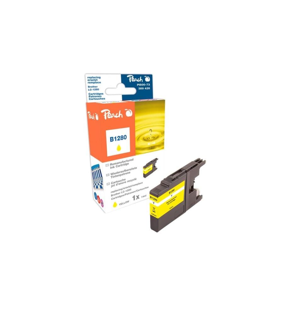 PEACH - Encre Brother LC-1280Y Yellow