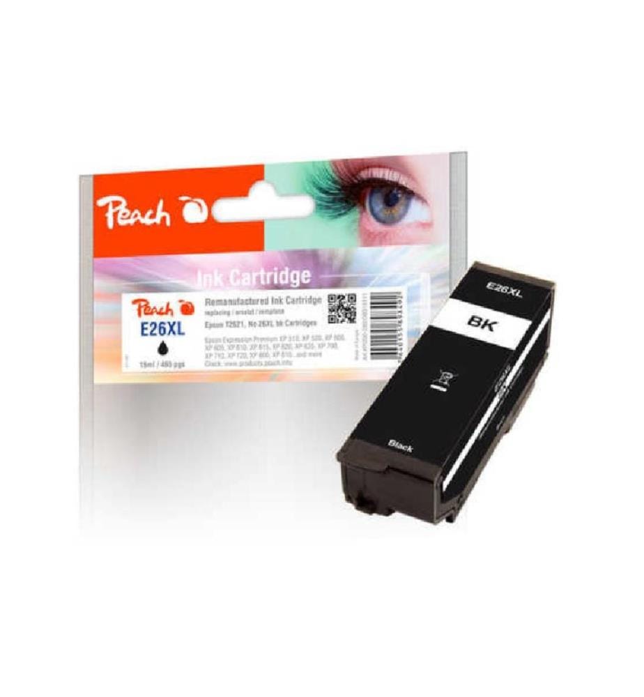 PEACH - Tinte Epson No 26XL (T2621) Black
