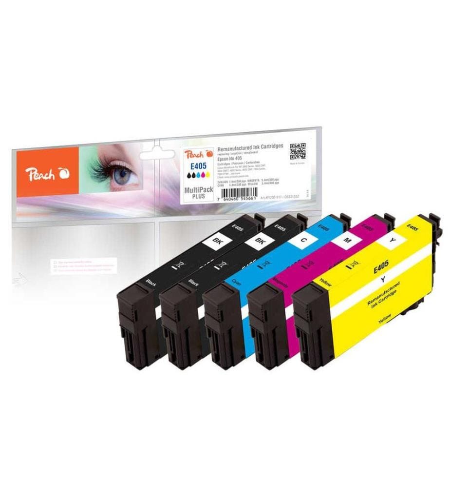 PEACH - Tintenset Epson 405 MultiPack Plus BK/C/M/Y