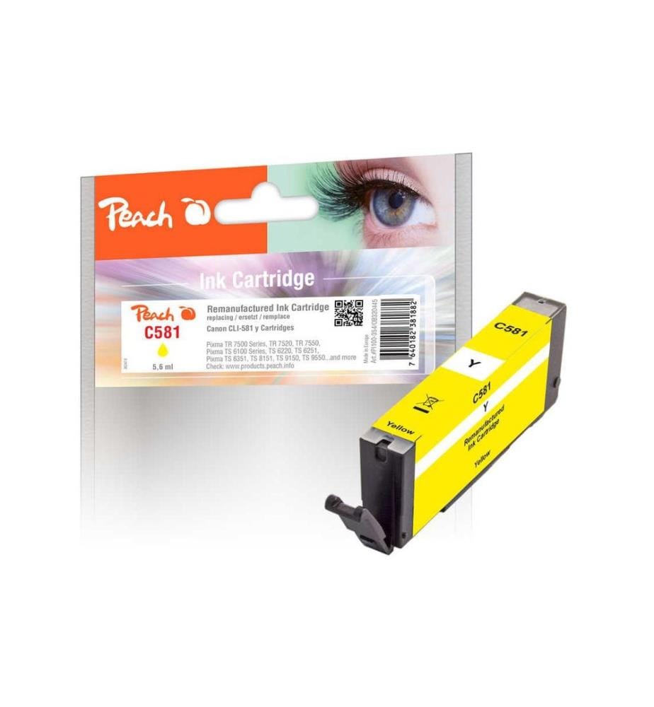 PEACH - Tinte Canon CLI-581 Yellow